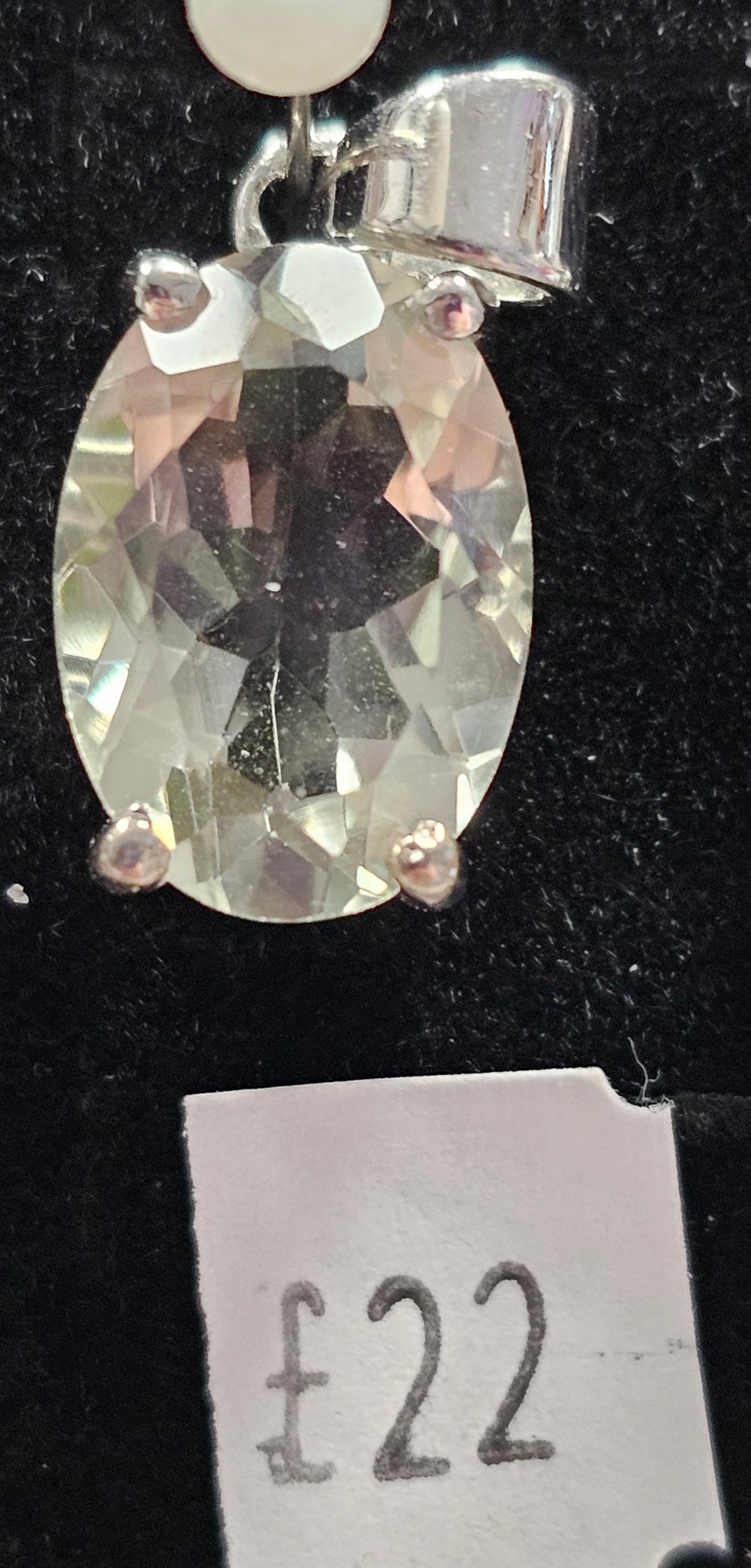 Prasiolite 925 Silver Pendent