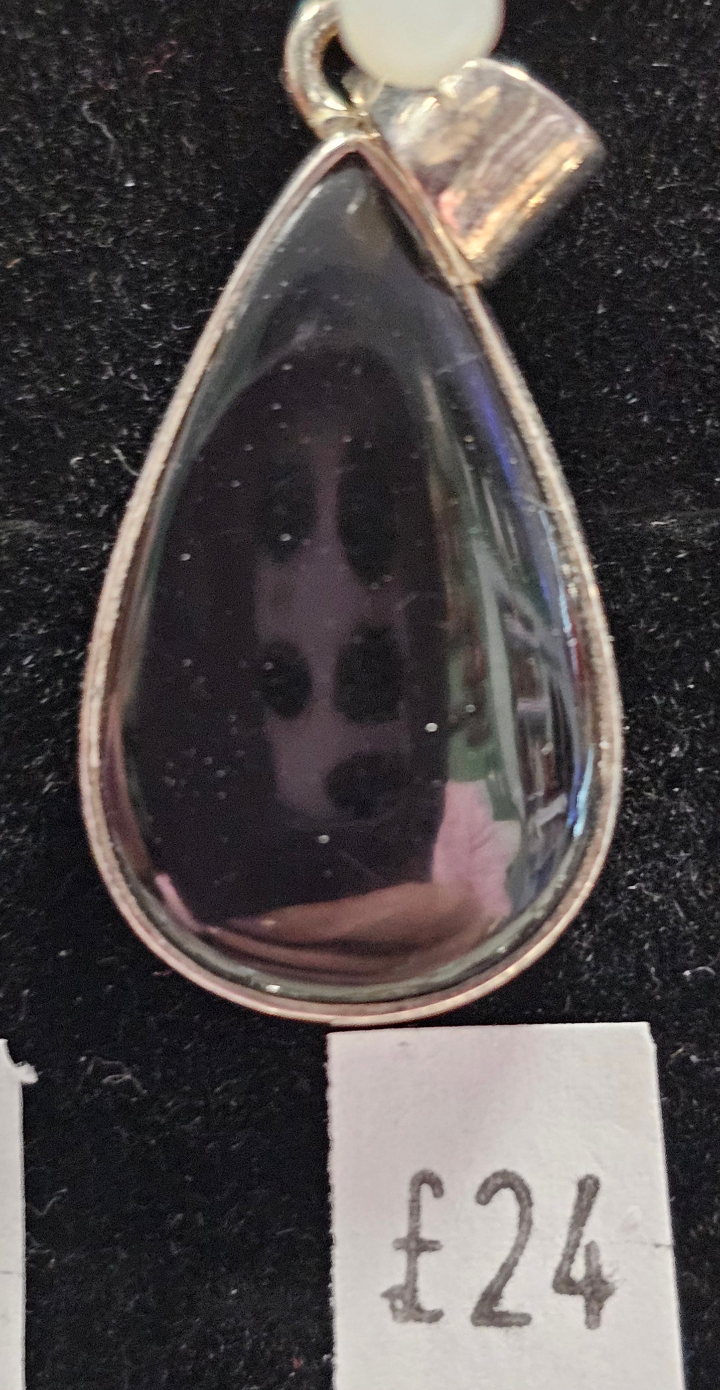 Obsidian 925 Silver Pendent