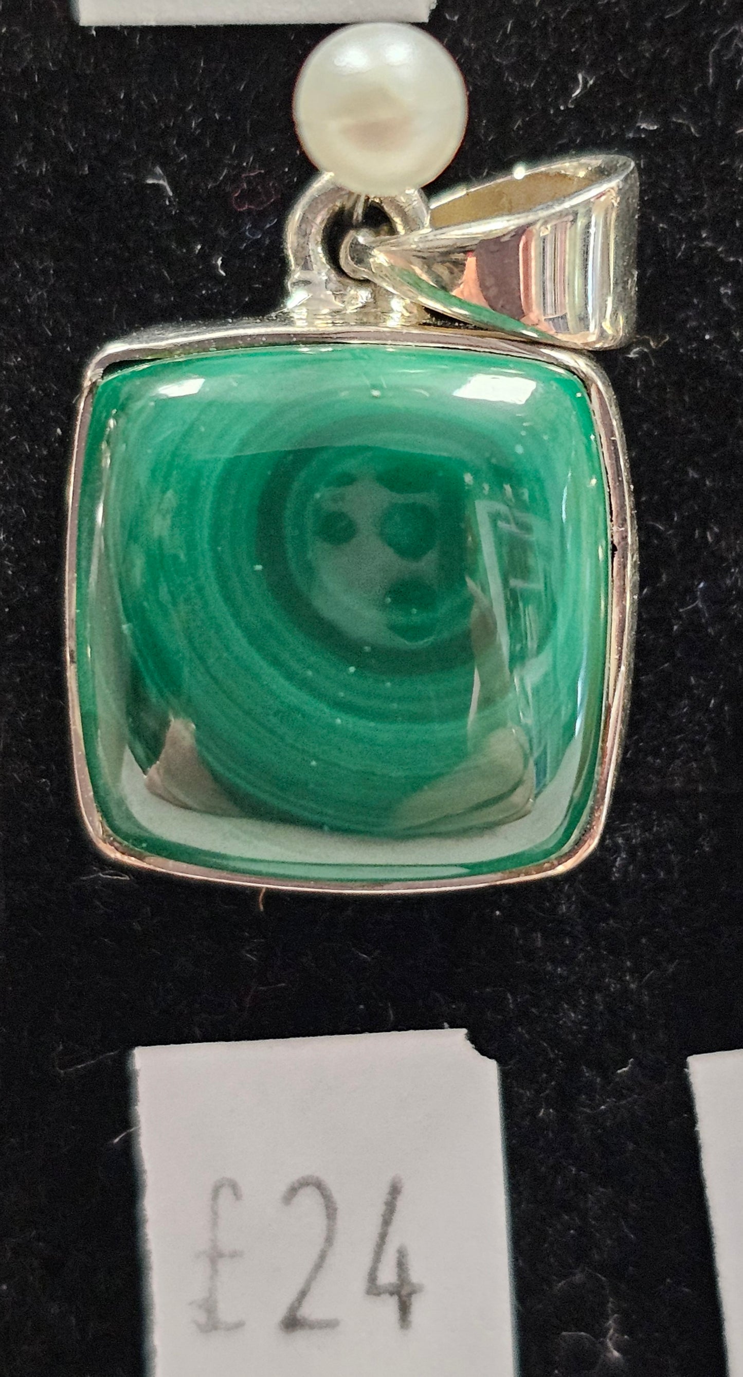 Malachite 925 Silver Pendent