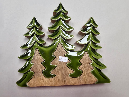 Wooden Trees Decoration