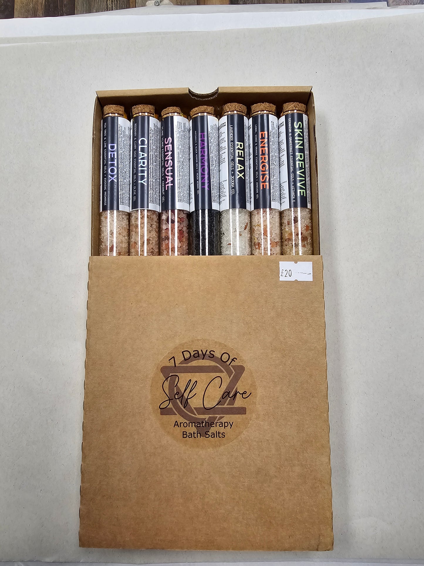 Set of 7 Aromatherapy Bath Salts