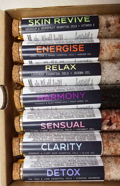 Set of 7 Aromatherapy Bath Salts
