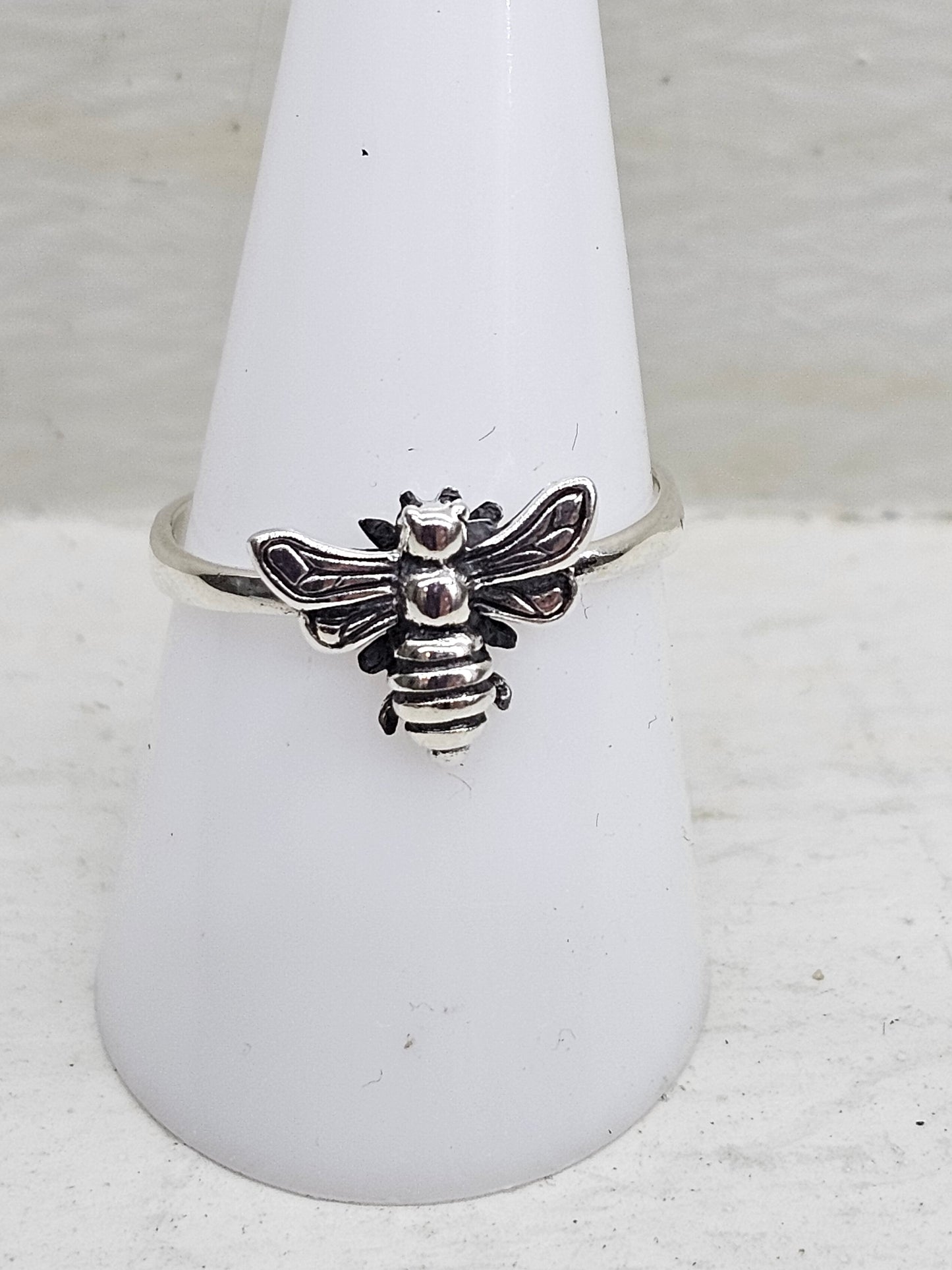 Bee 925 Silver Ring Size Q/R