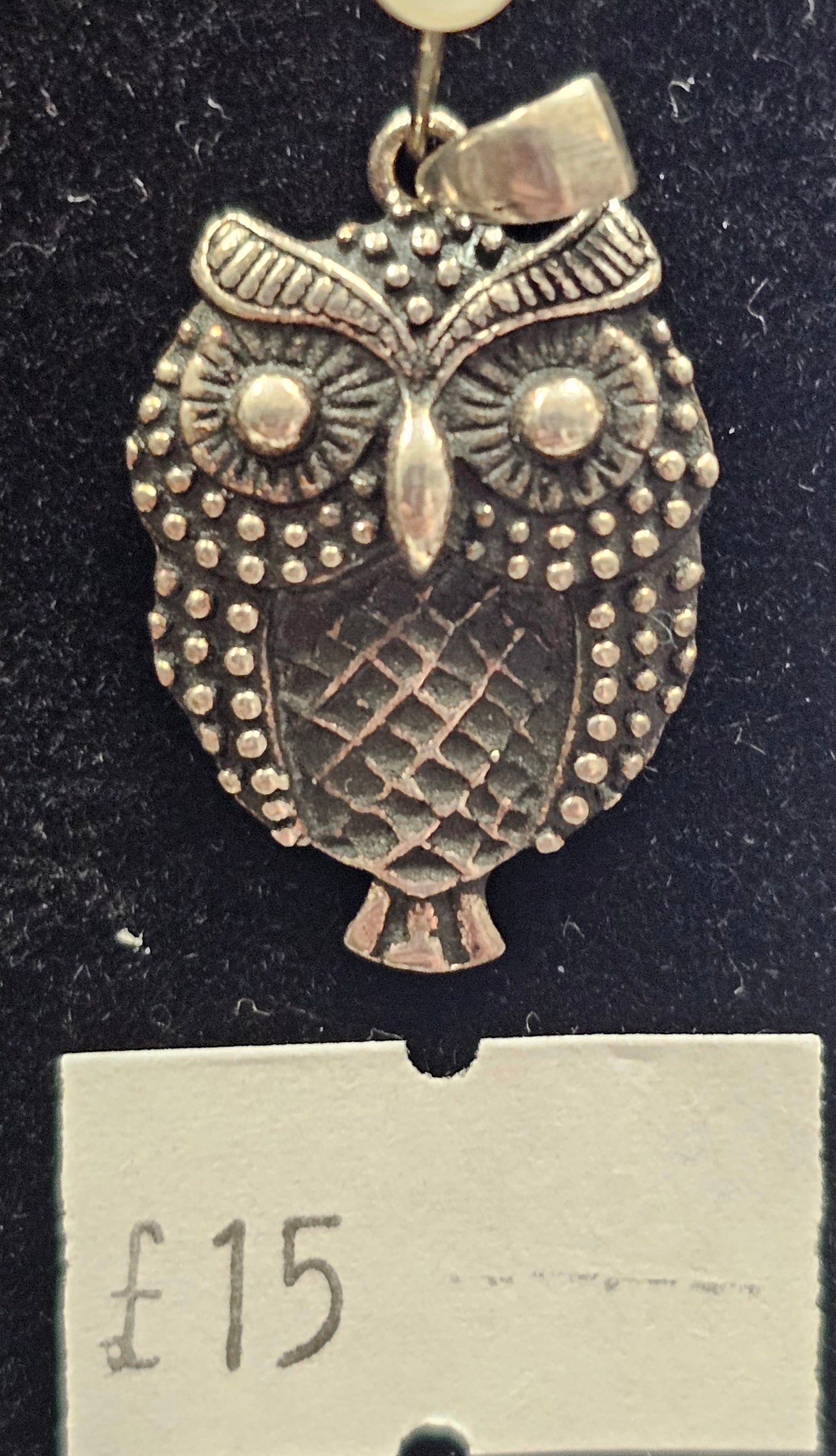 Owl 925 silver pendent