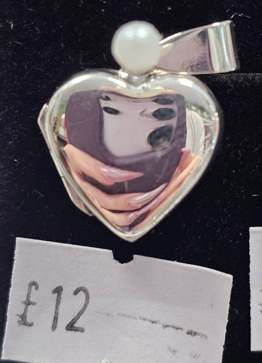 Heart Locket 925 silver pendent