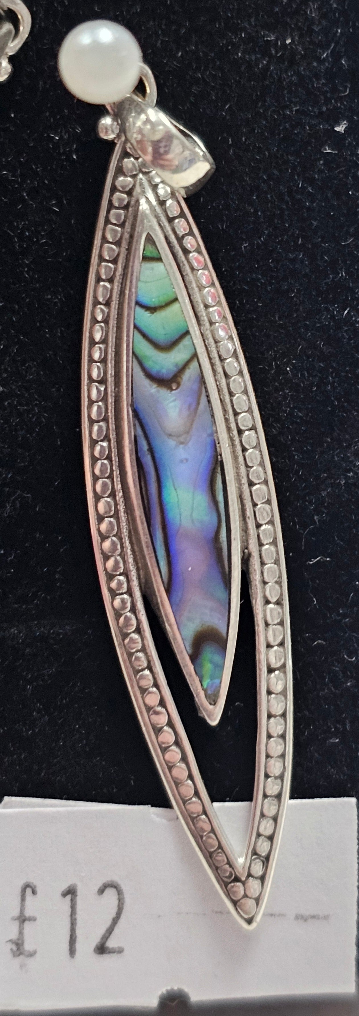 Abalone Shell 925 silver pendent