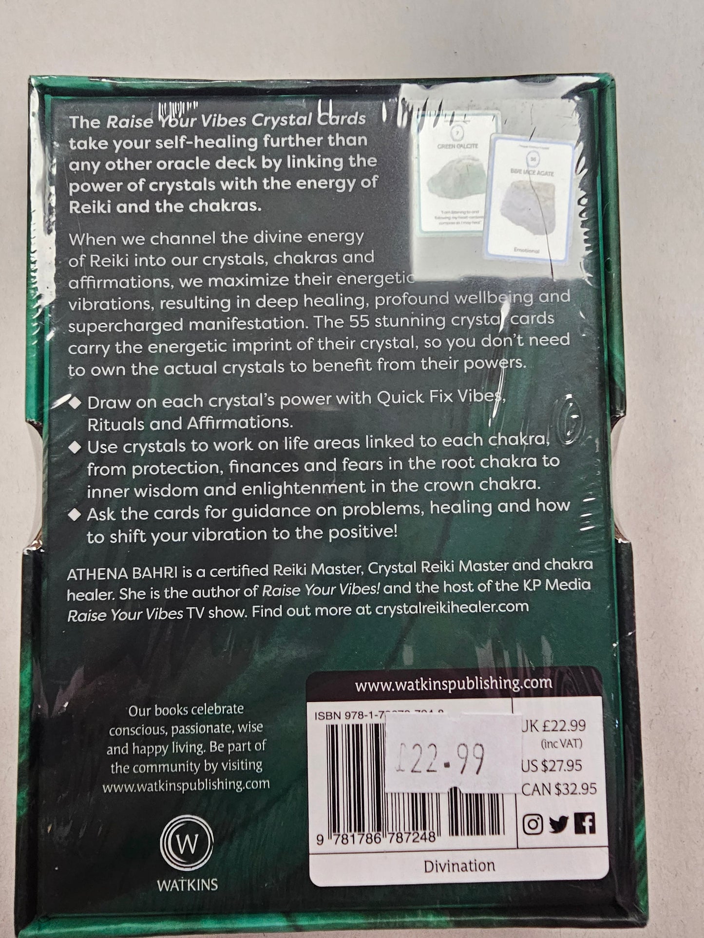 Raise your Vibes Crystal Cards