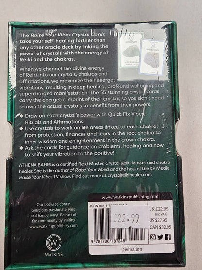 Raise your Vibes Crystal Cards