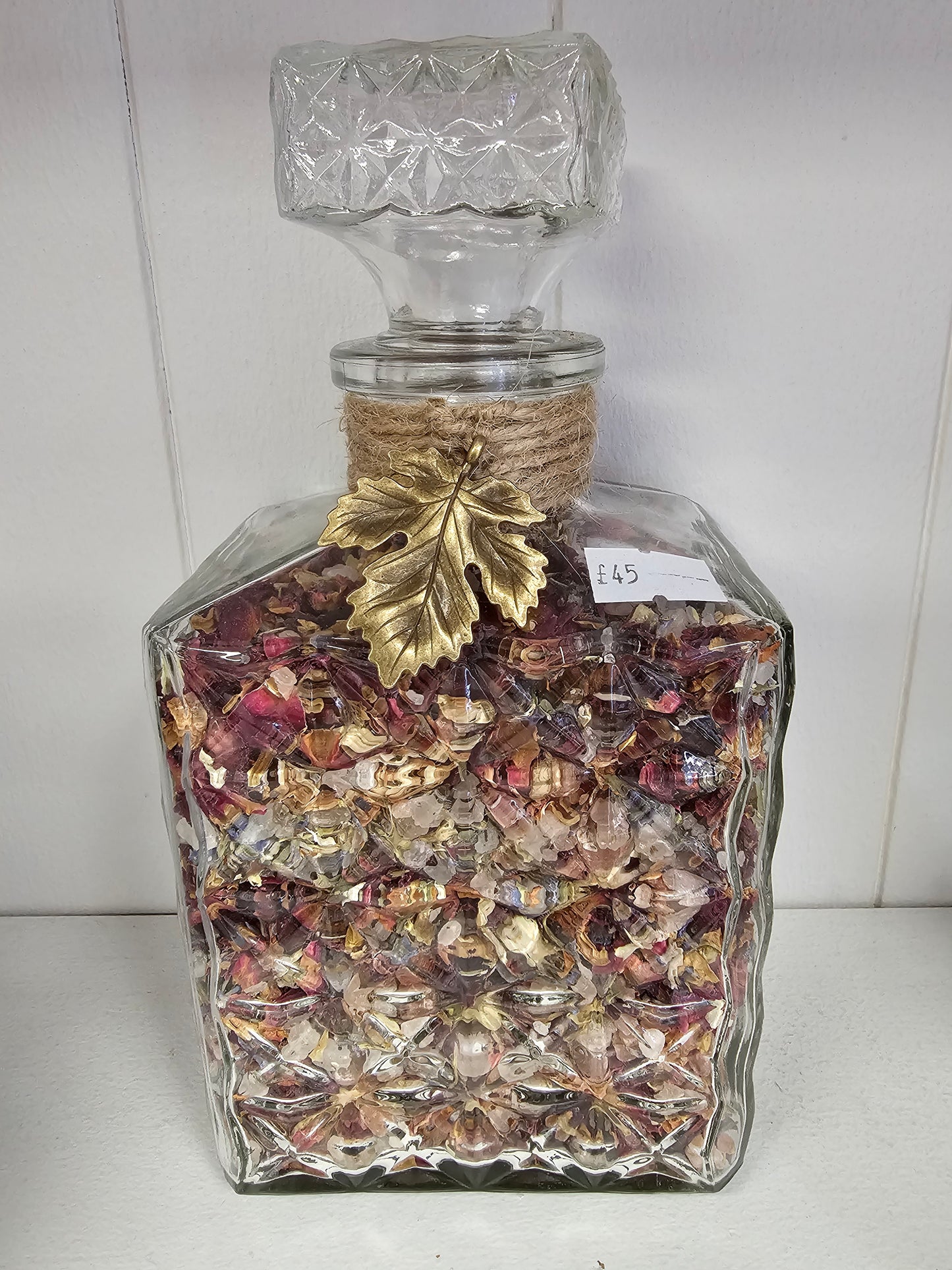 Love/Happiness Salt in Beautiful Decanter