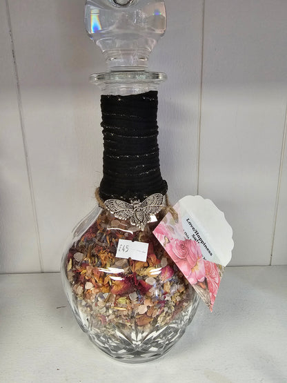 Love/Happiness Salt in Beautiful Decanter