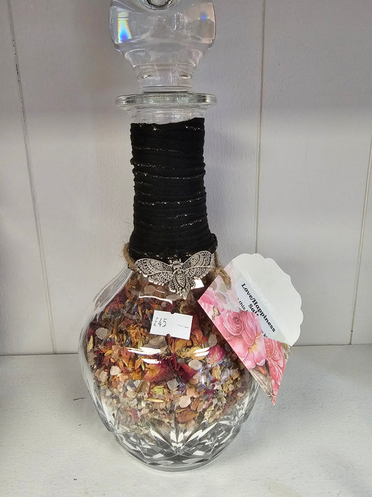 Love/Happiness Salt in Beautiful Decanter