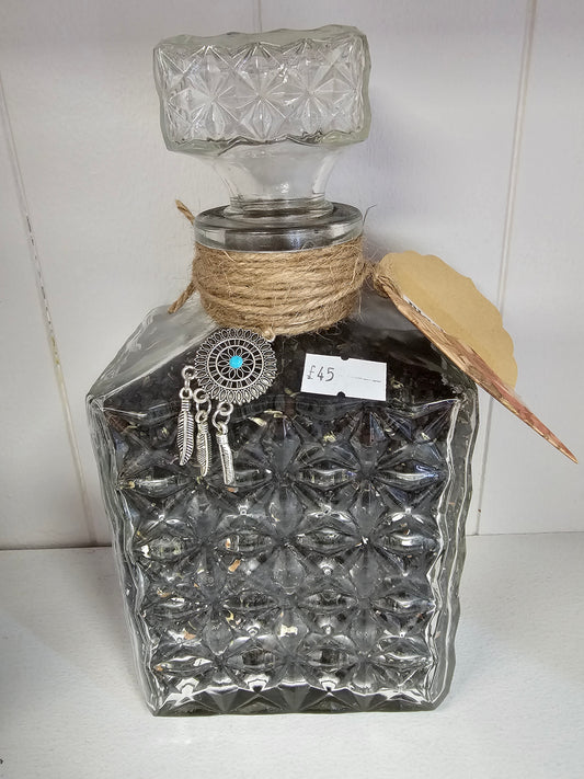 Black Salt in Beautiful Decanter
