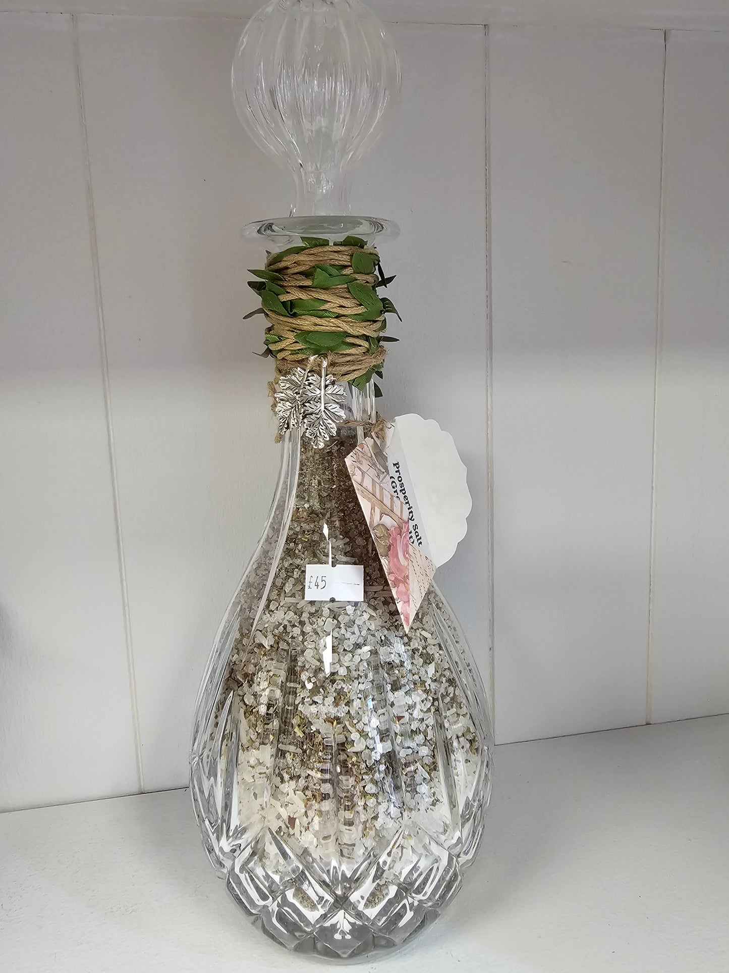 Prosperity Salt in Beautiful Decanter