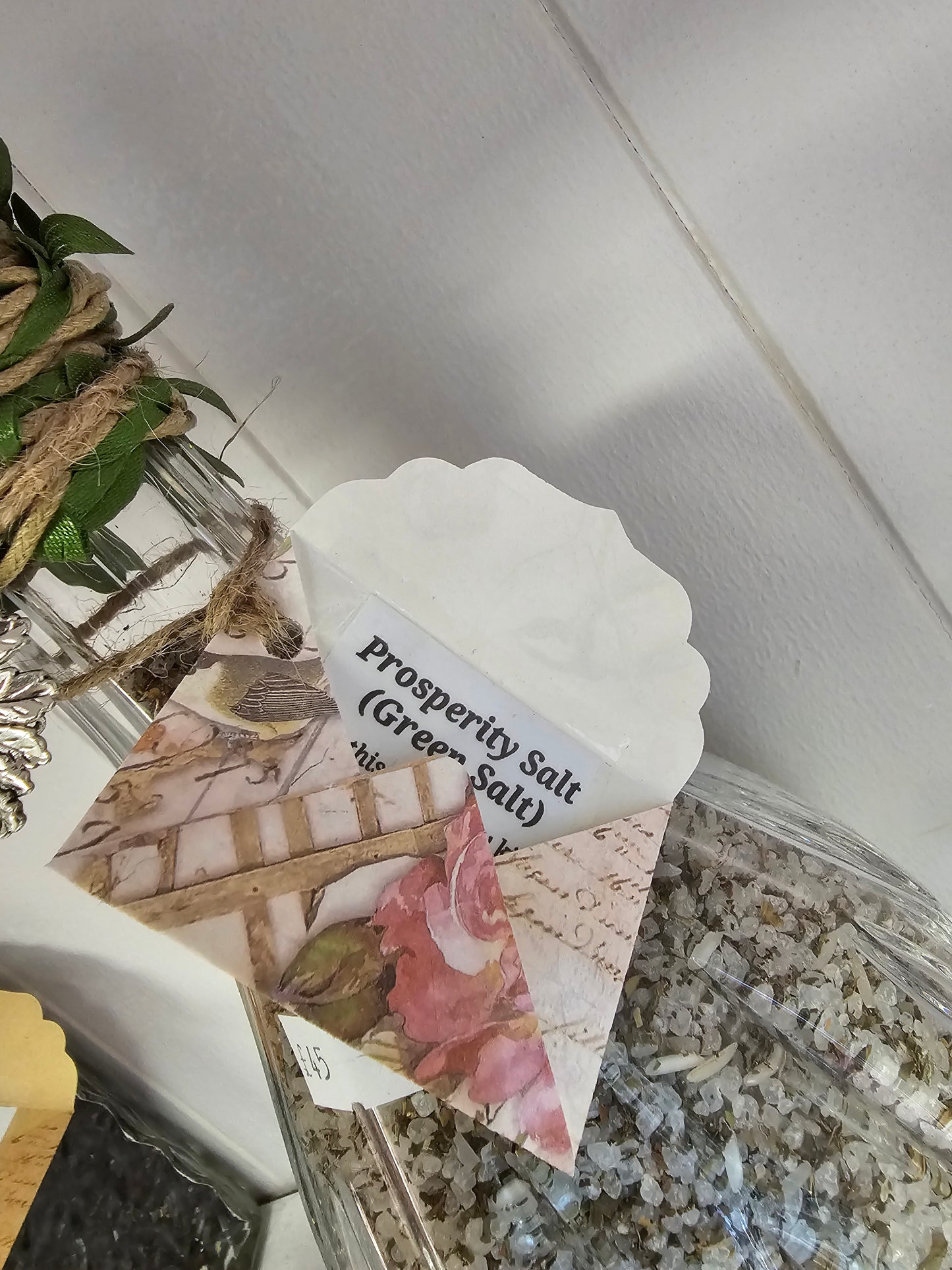 Prosperity Salt in Beautiful Decanter