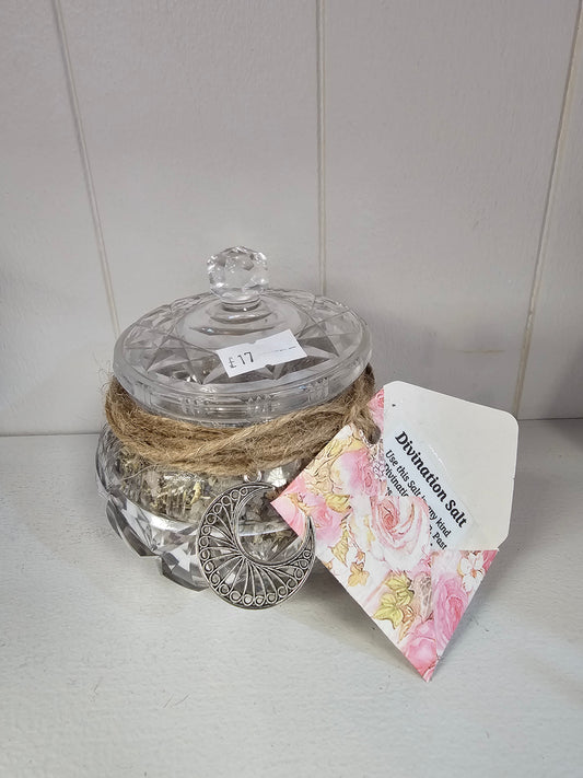 Divination Salt in Beautiful Bowl Decanter
