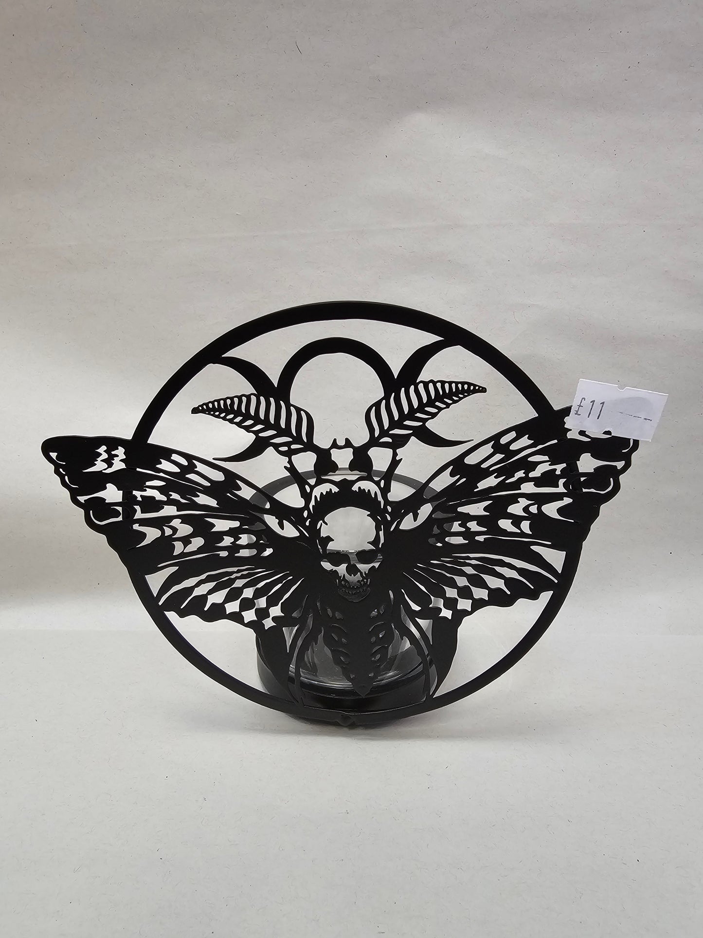 Luna Moth Metal Candle Holder