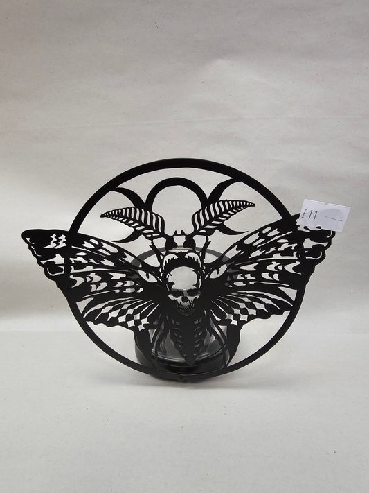 Luna Moth Metal Candle Holder