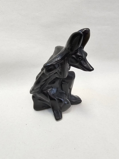 Obsidian Anubis Carving