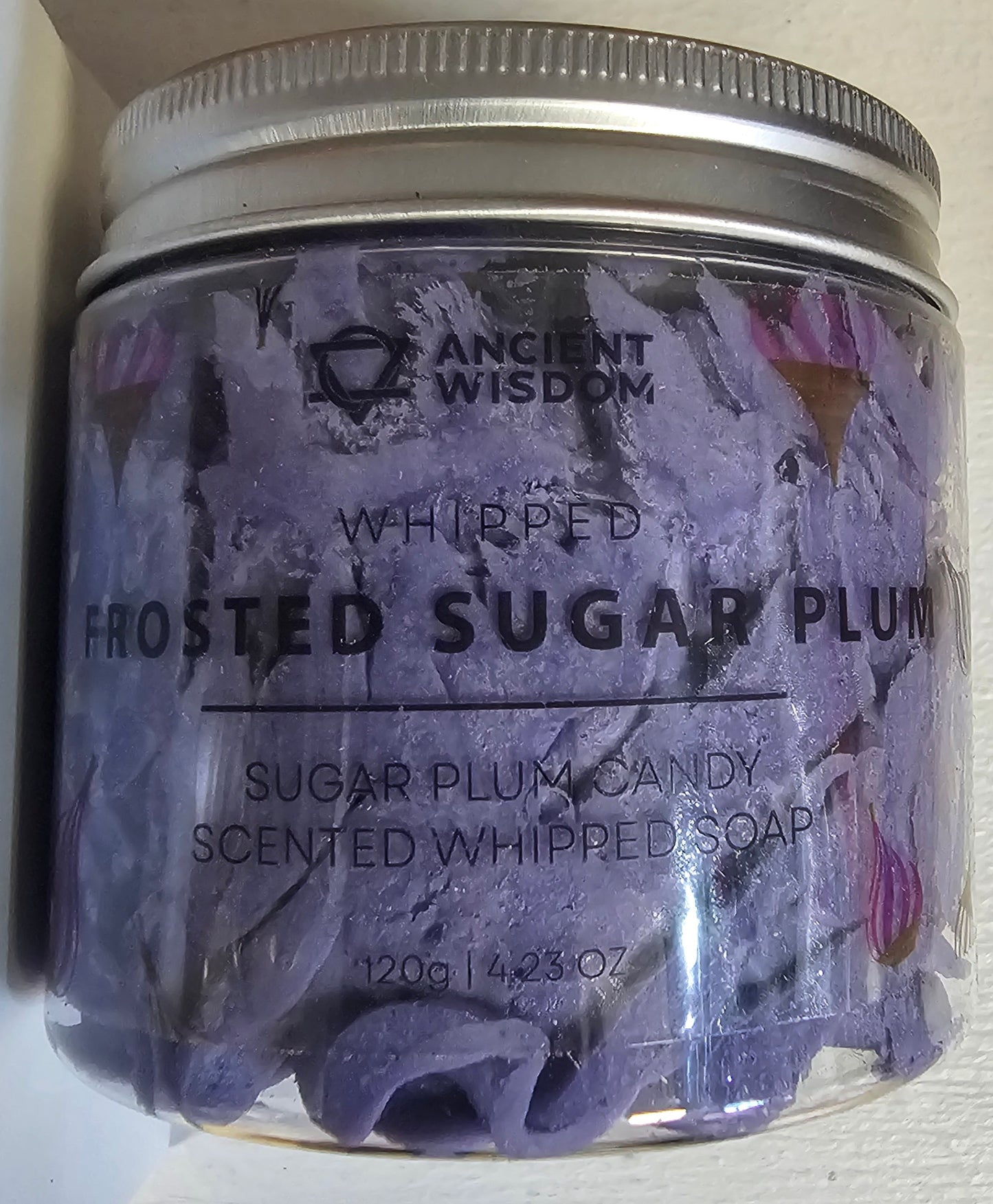 Frosted Sugar Plum Scented Whipped Soap
