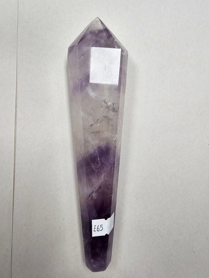 Chevron Amethyst Wand
