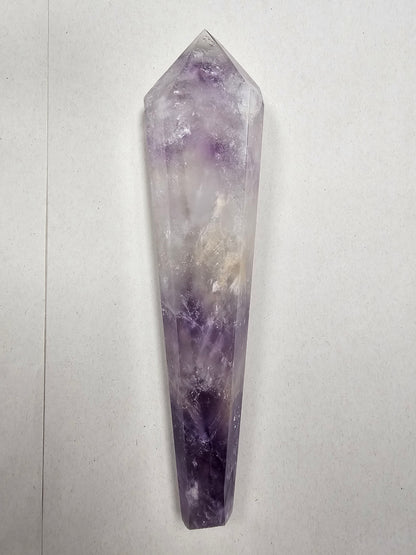 Chevron Amethyst Wand