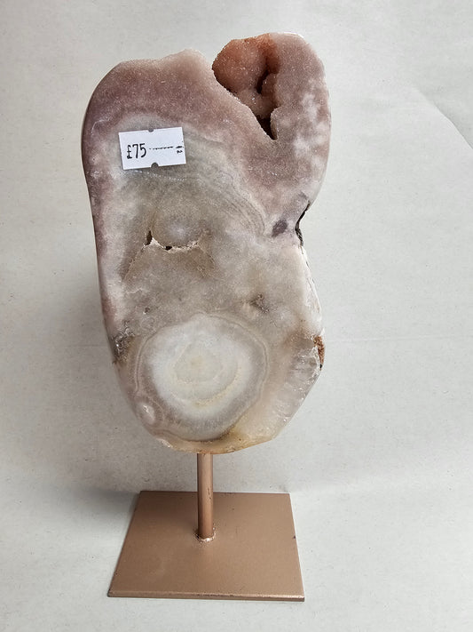 Pink Amethyst Freeform on Stand 0.7kg