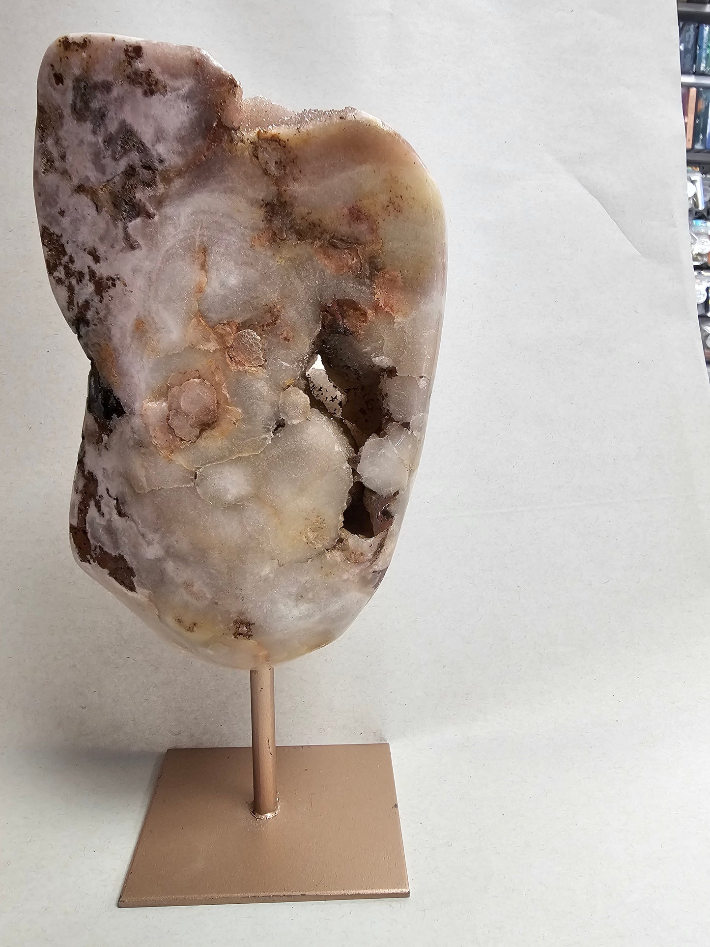 Pink Amethyst Freeform on Stand 0.7kg