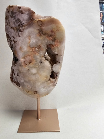 Pink Amethyst Freeform on Stand 0.7kg
