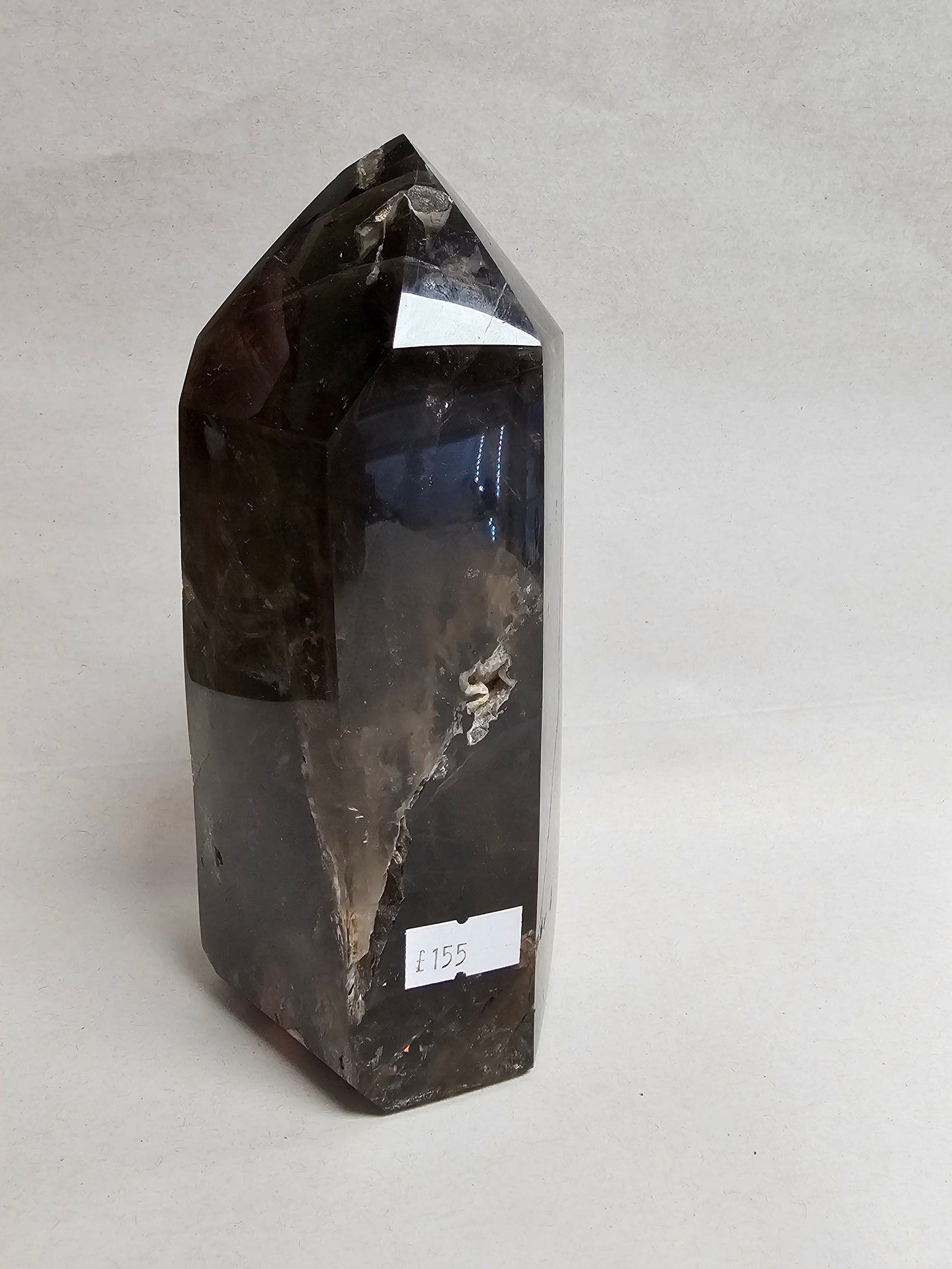 Large Dark Smokey Quartz Tower 1.3kg