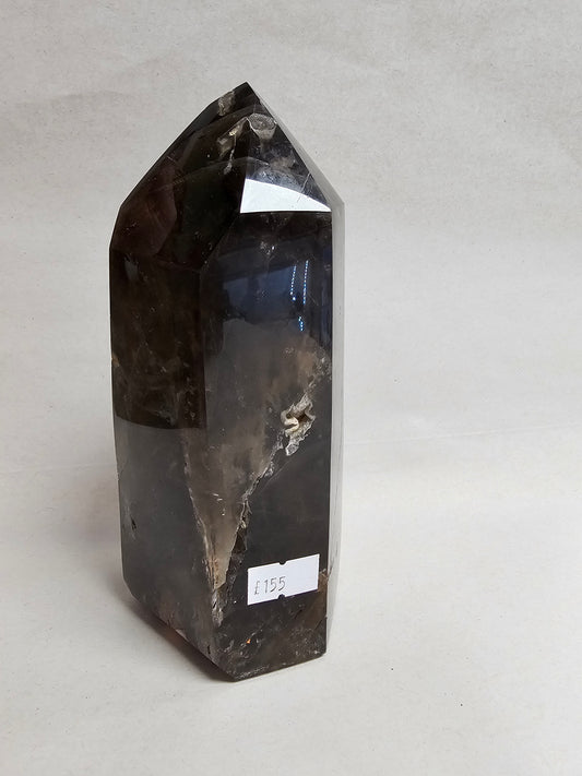 Large Dark Smokey Quartz Tower 1.3kg