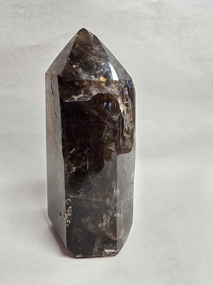 Large Dark Smokey Quartz Tower 1.3kg