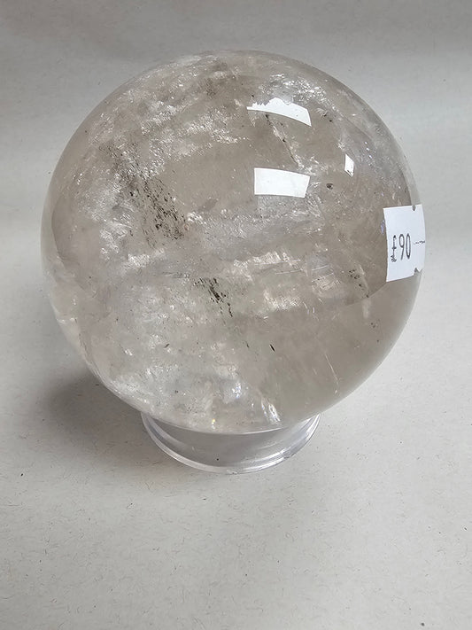 Large Clear Quartz Sphere 0.7kg