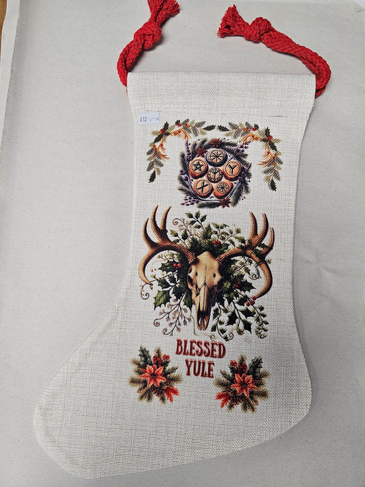Blessed Yule Stocking