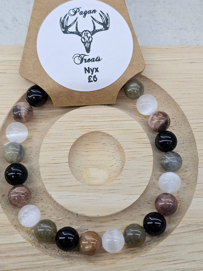 Nyx 8mm bead bracelet