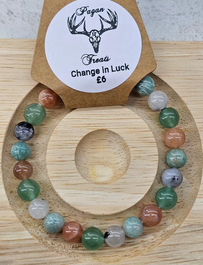 Change of Luck 8mm bead bracelet