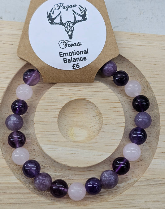Emotional Balance 8mm bead bracelet