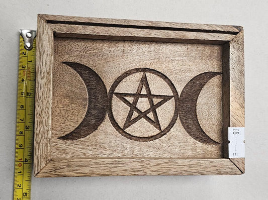 Tarot Storage Box- Triple Moon