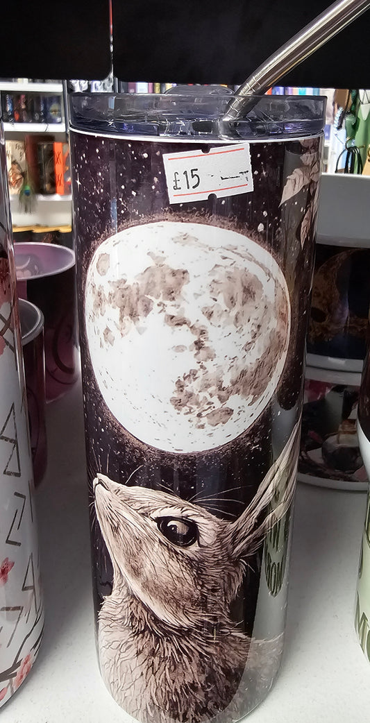 Hare Travel Mug with Straw 600ml