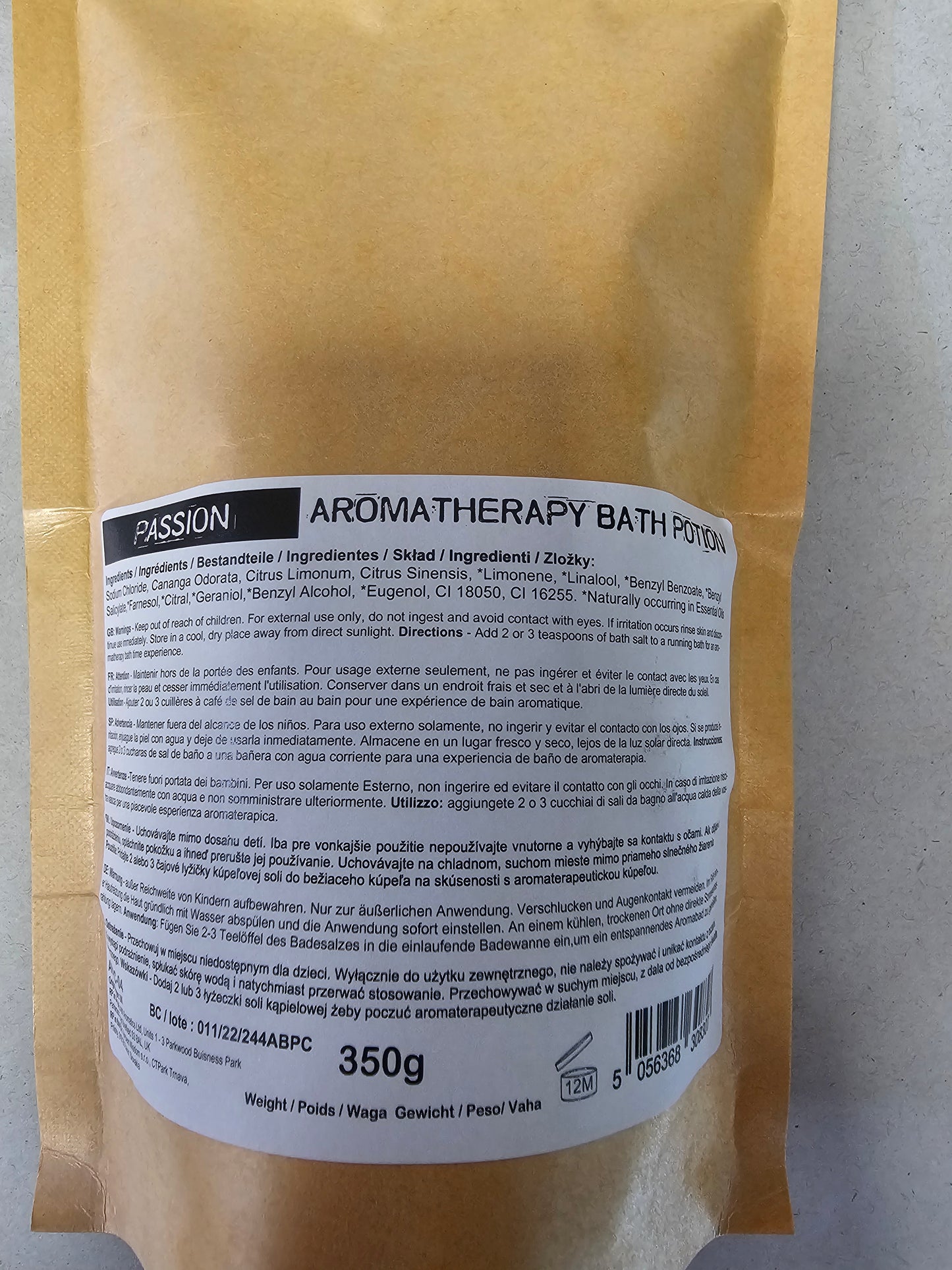 Passion Potion Aromatherapy Bath Potion