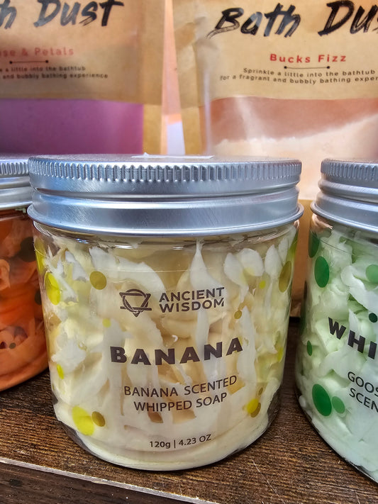 Banana Scented Whipped Soap