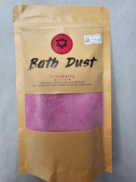 Cranberry Bath Dust