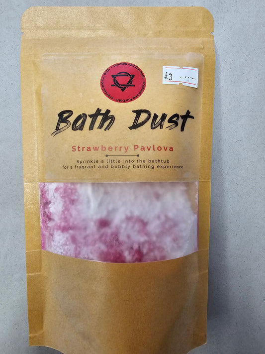 Strawberry Pavlova Bath Dust