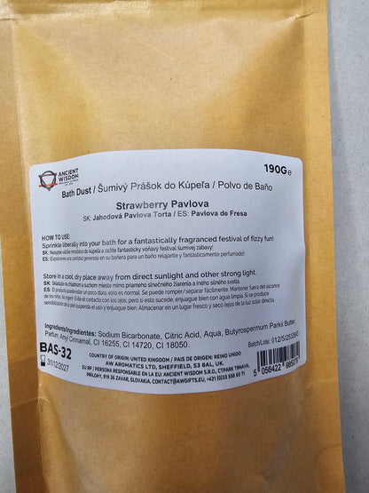Raspberry & Black Pepper Bath Dust