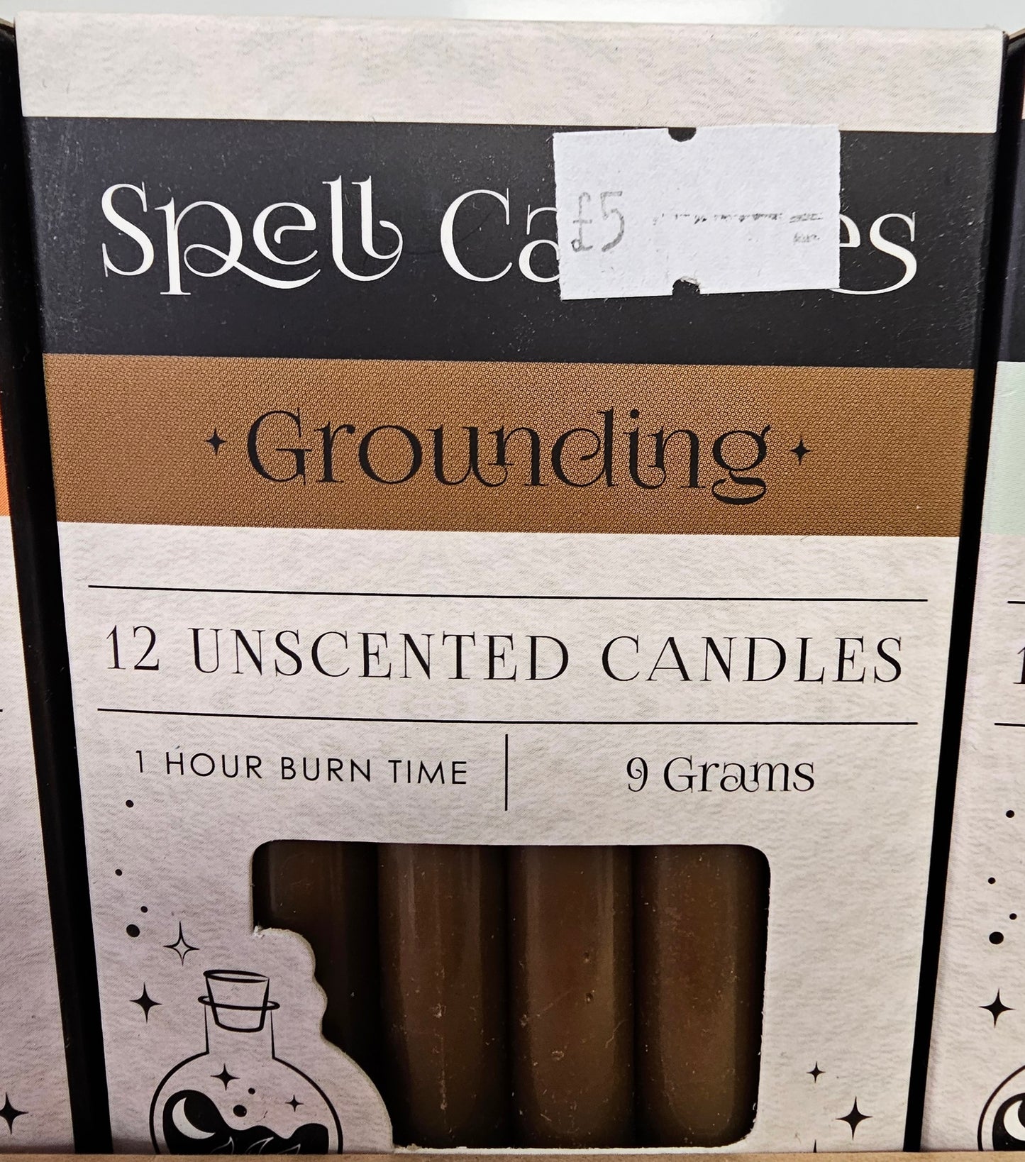 12 grounding Spell Candles