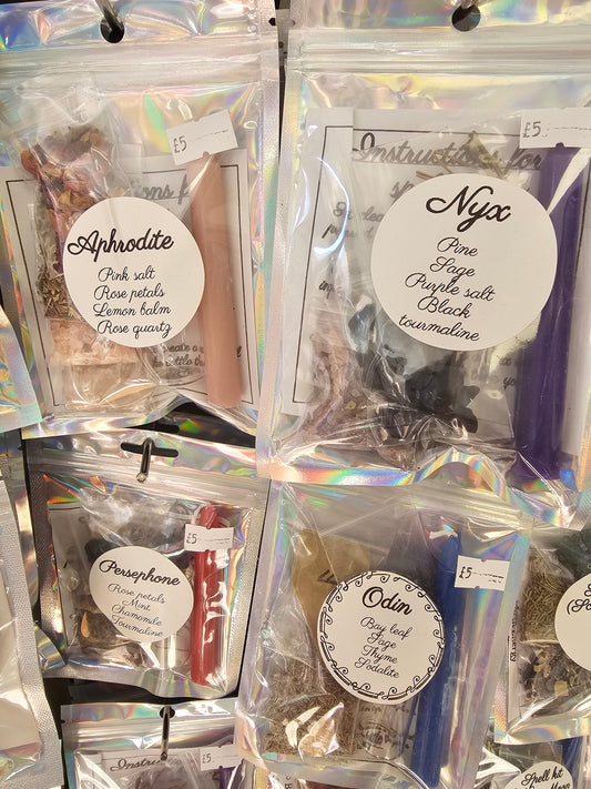 God's & Goddess Spell Bottle Kits