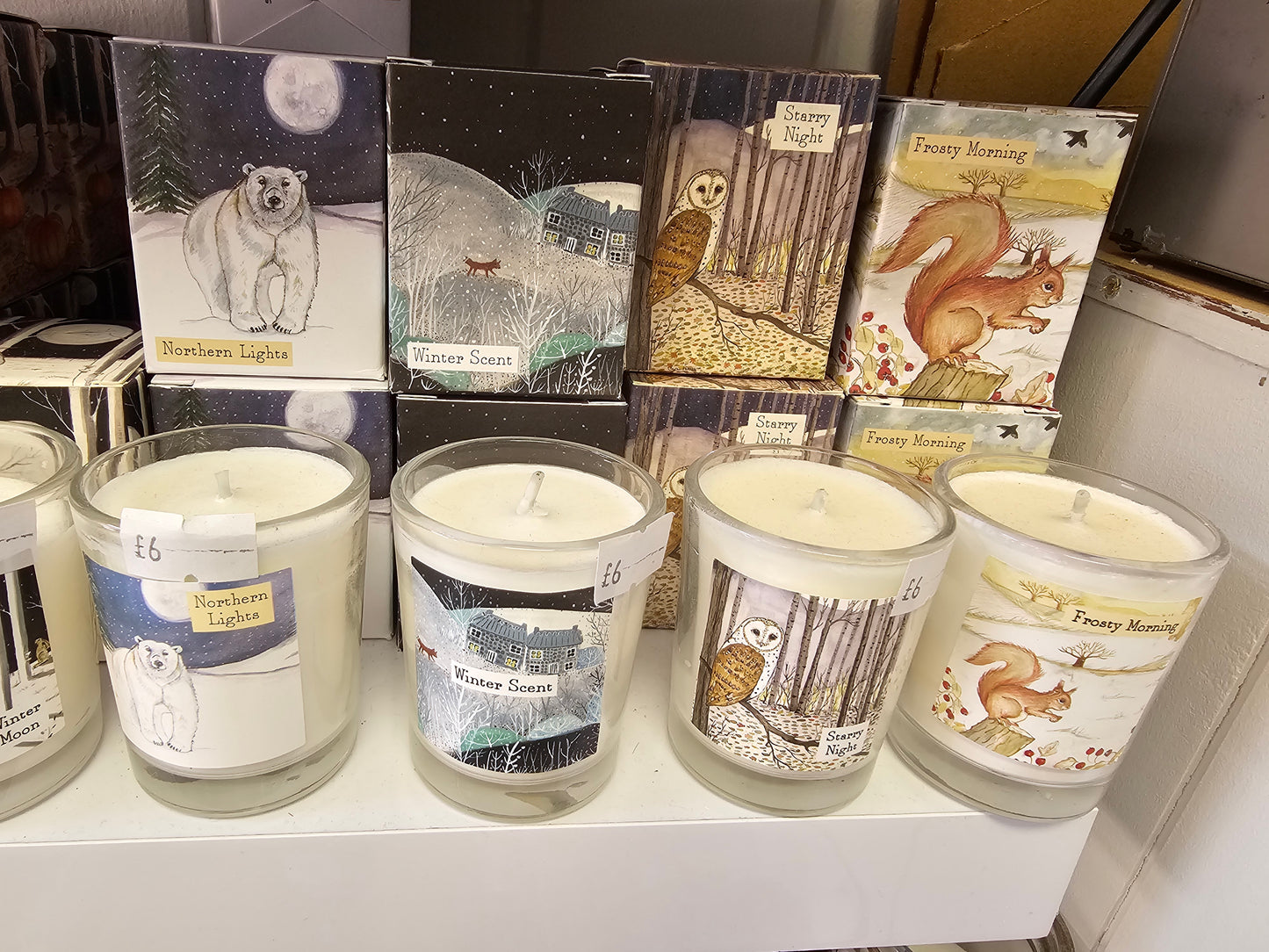 Small Glass Candles