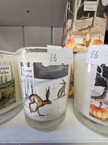 Small Glass Candles