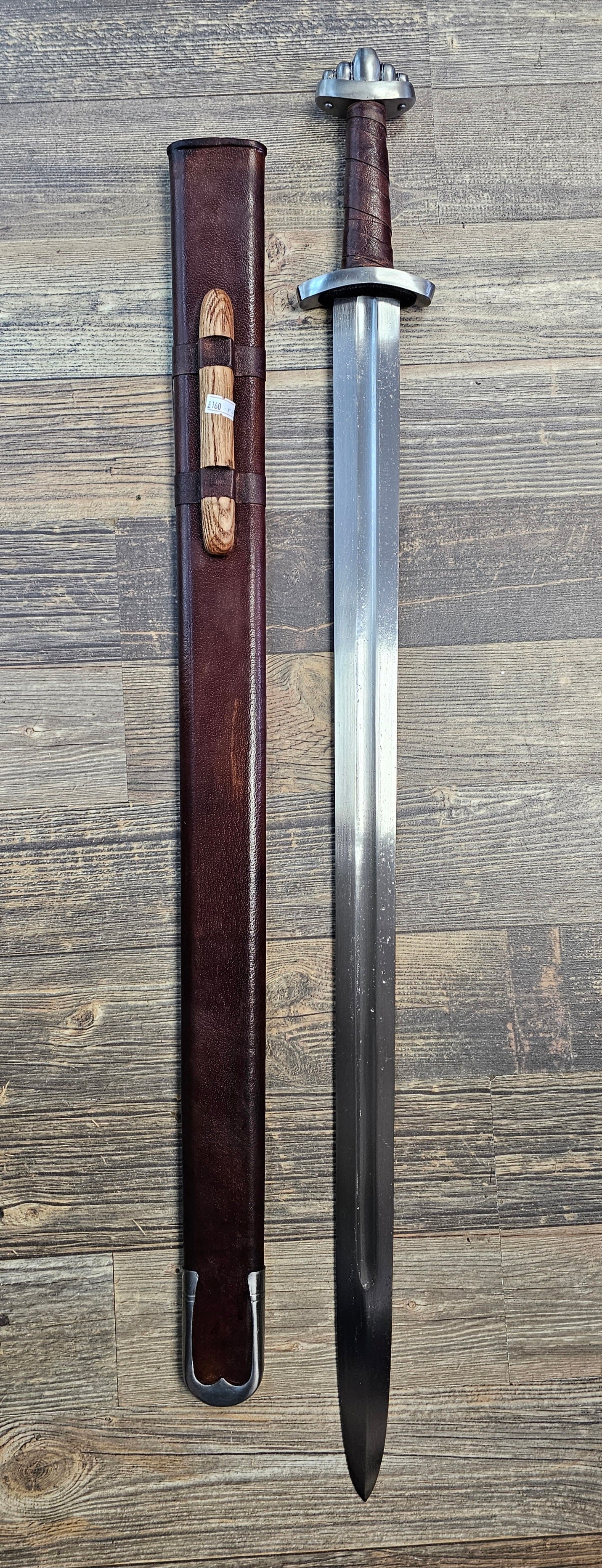 5 Point Pommel Viking Sword (96cm)
