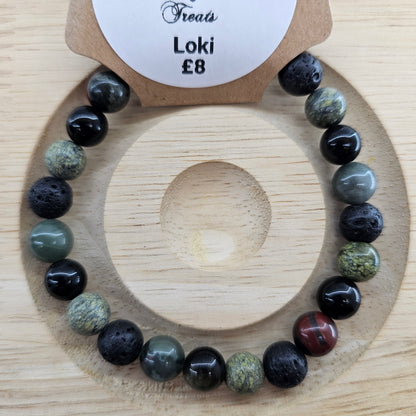 Mixed Bead Bracelets. (General, Gods/Goddesses, Star Signs, Pagan Wheel of the Year)