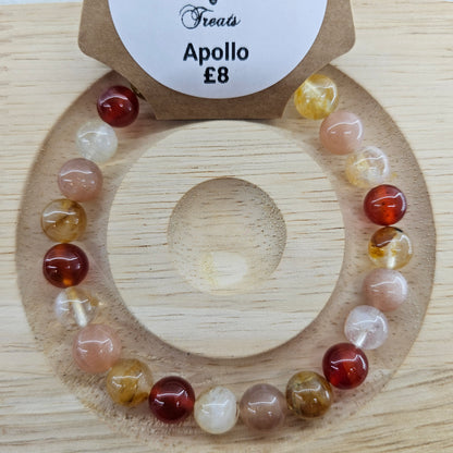 Mixed Bead Bracelets. (General, Gods/Goddesses, Star Signs, Pagan Wheel of the Year)